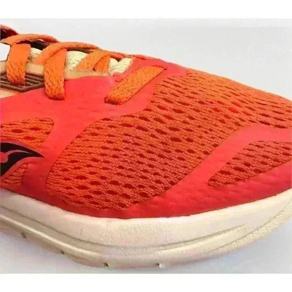 Saucony Kinvara Women's Size 8.5 Sneaker Running Shoe Orange Black - Picture 7 of 10
